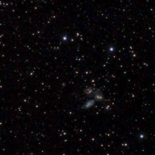 «Quinteto de Stephan» (Hickson 92 o Arp 319). Galaxias NGC7317, NGC7318A, NGC7318B, NGC7319 y NGC7320