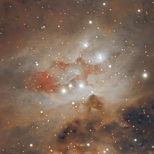 Nebulosa NGC1977 «Running man» en las cercanías del complejo de Orión