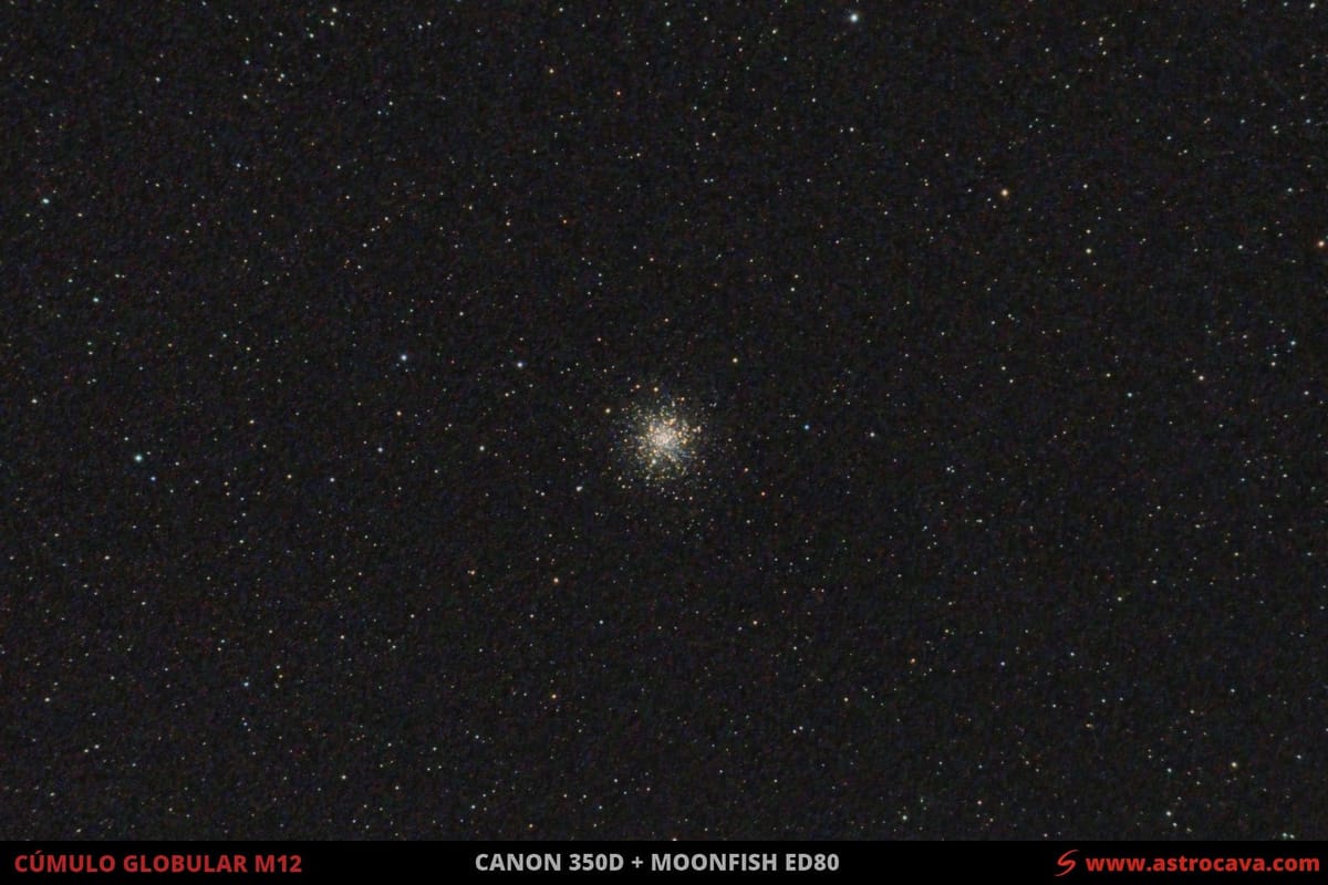 Cúmulo globular M12 en Ofiuco