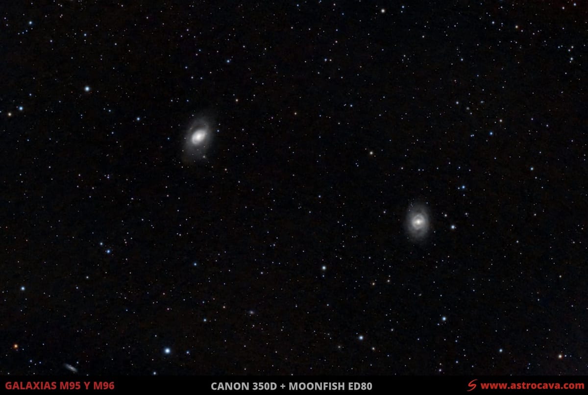 Galaxias M95 y M96 en Leo
