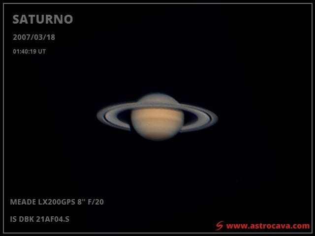 Saturno - Oposición de Febrero de 2007