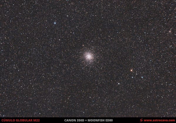 Cúmulo Globular M22 en Sagitario