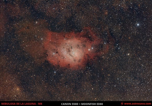 Nebulosa de «La Laguna» (M8) en Sagitario 