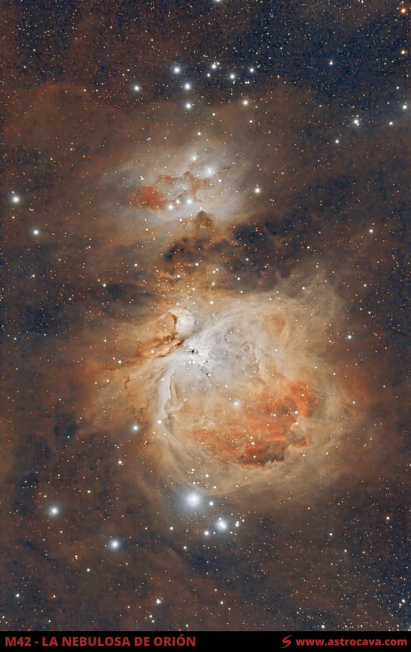 La gran nebulosa de Orión (M42)